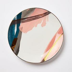 Abstract Brushstroke Dinner Plates (Set of 4)