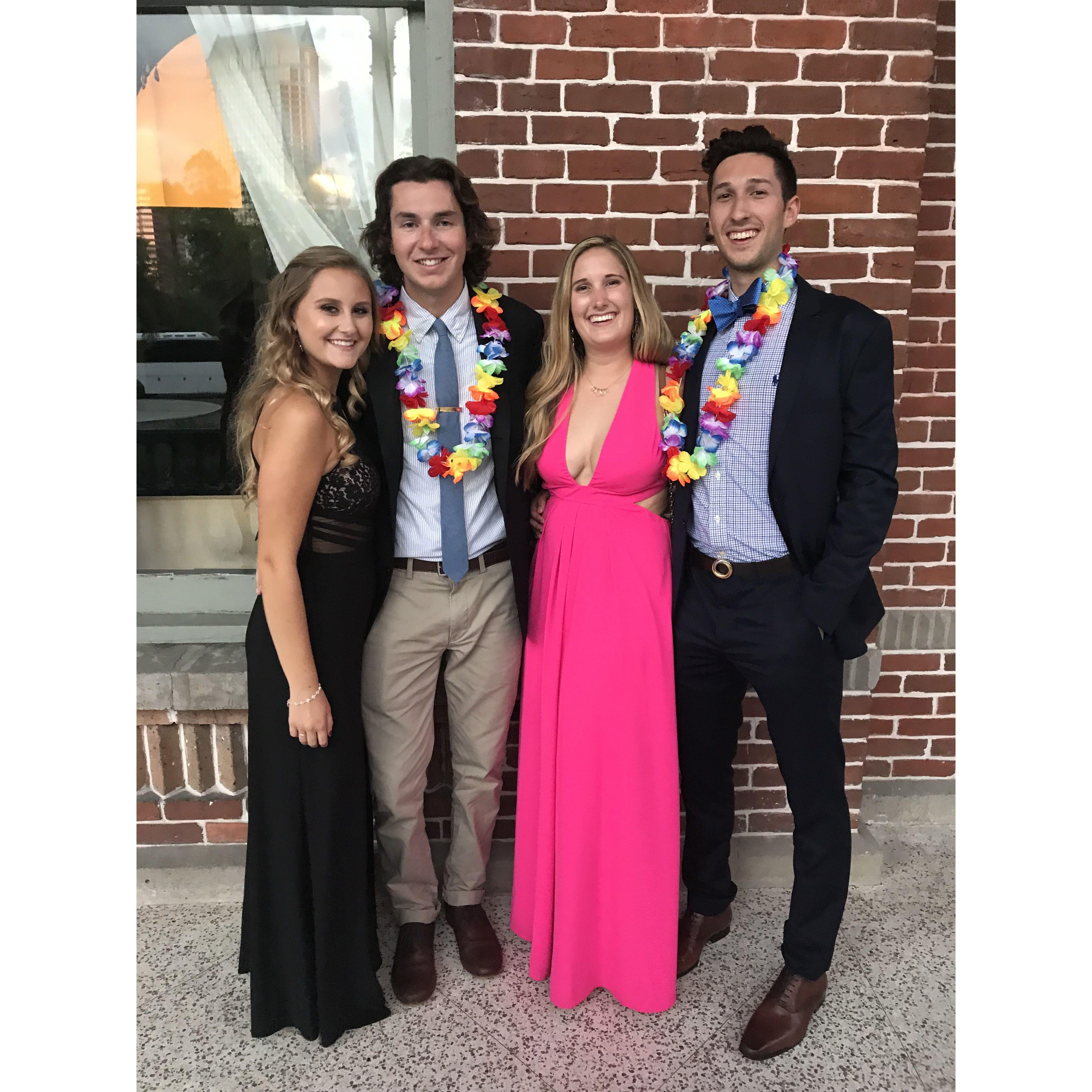 Our very first formal together. Our first kiss happened this night too.