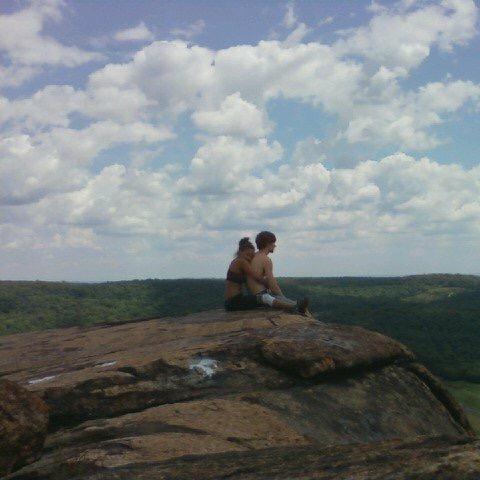 Our first self timer photo on our favorite mountain!