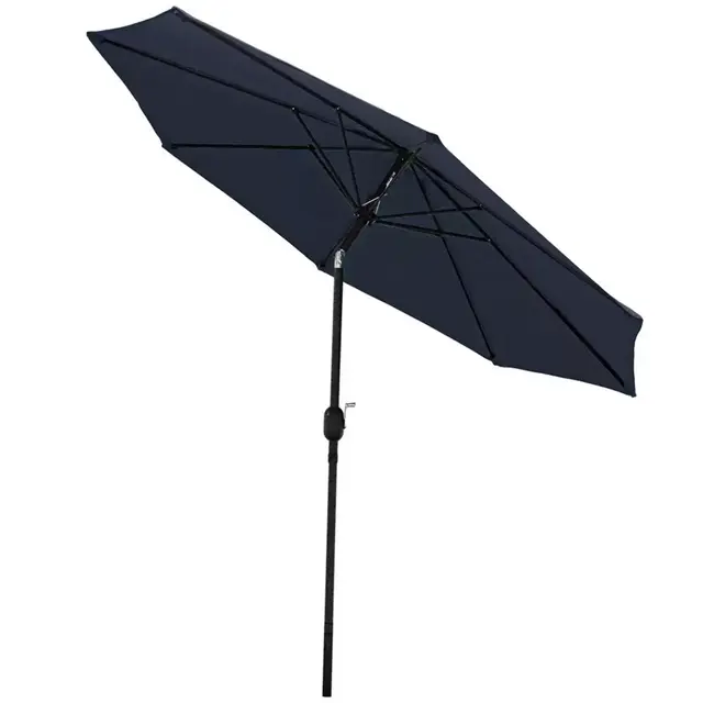 Sunnydaze 9-Foot Octagon Patio Umbrella in Navy