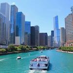 Take an architecture boat tour along the Chicago River