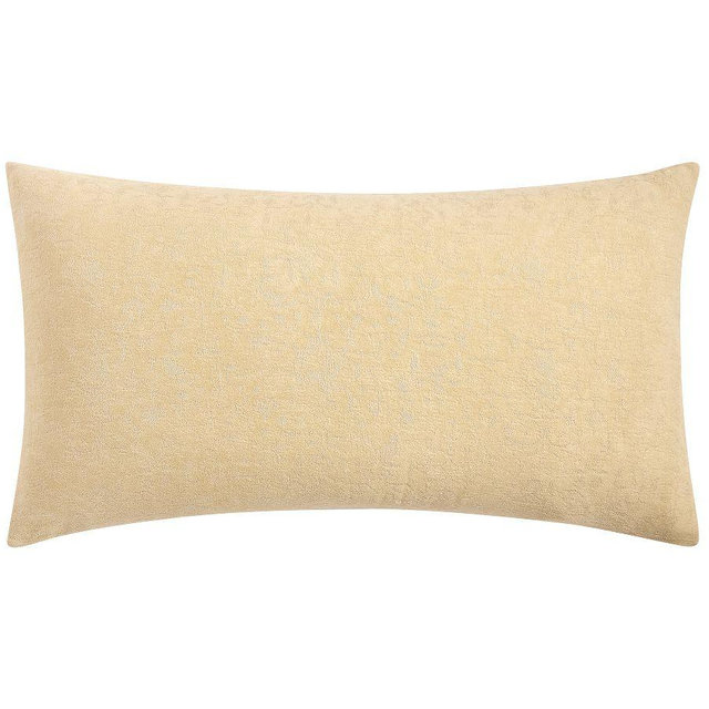 Jacquard Cotton Chenille Sham, Harvest Gold, King