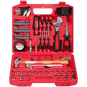 Hyper Tough 110-Piece 1/4" and 3/8" Drive Home Repair Tool Set