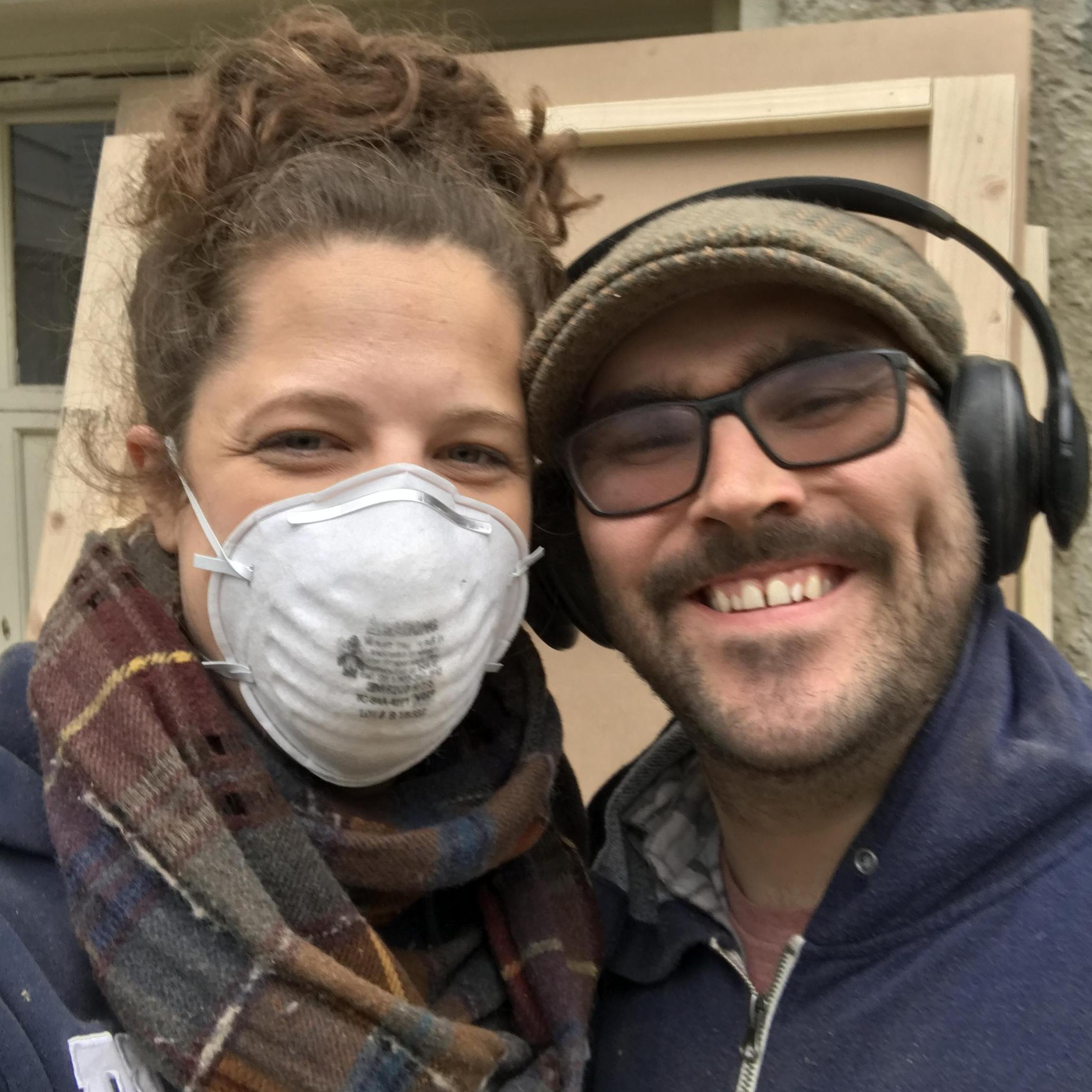 Building our own state-of-the-art recording booth in May 2017