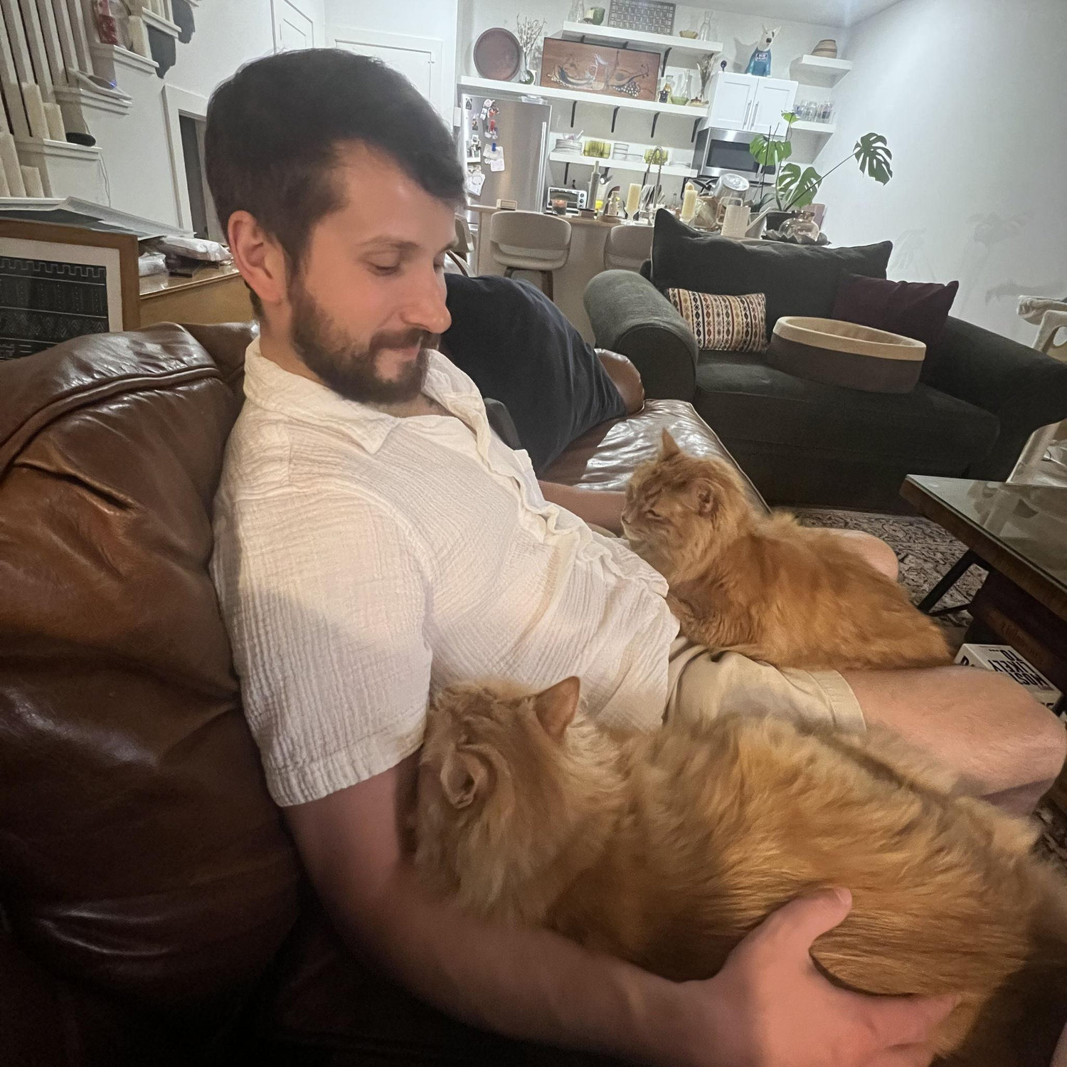 Personal space is non-existent in our house.