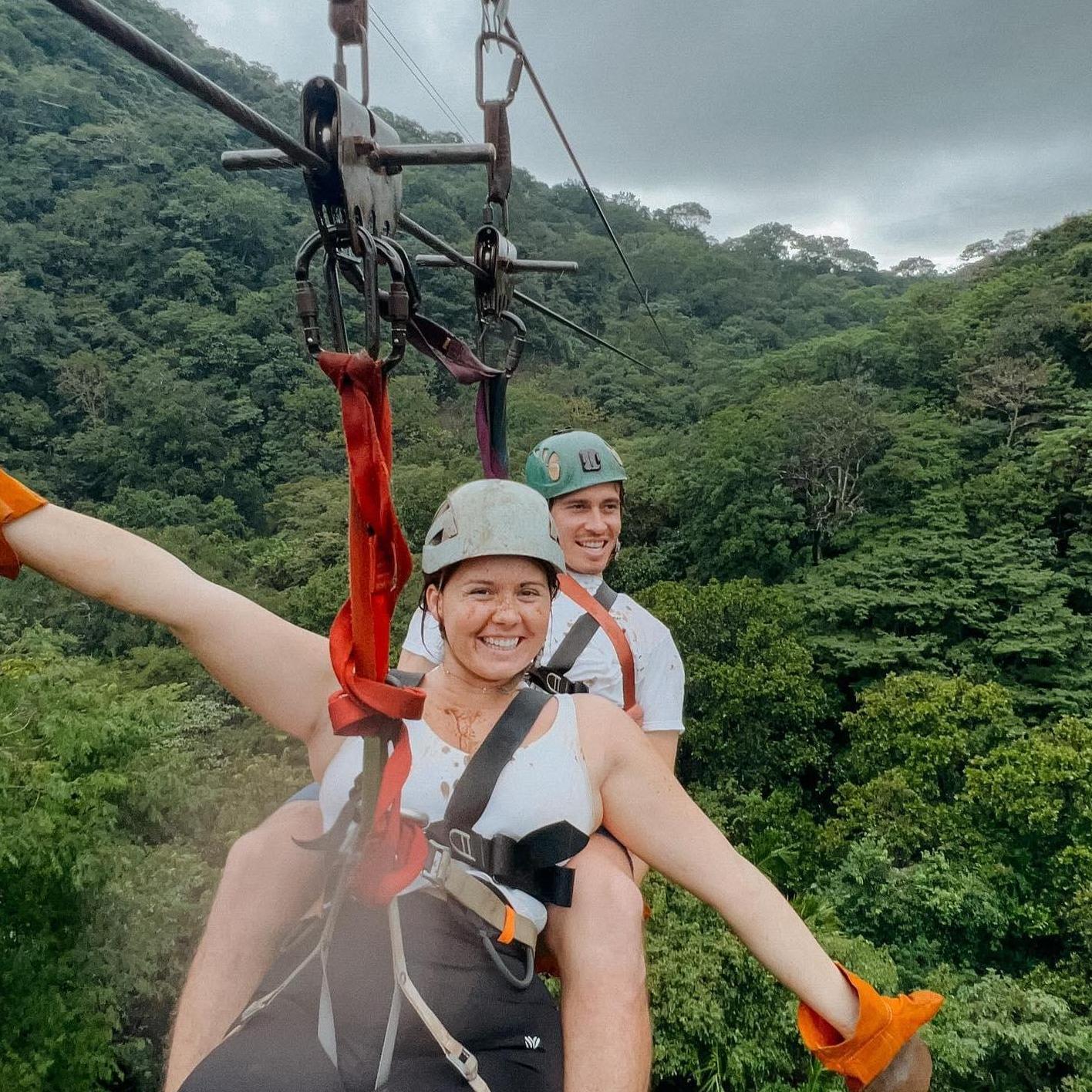 Ziplining in Costa Rica