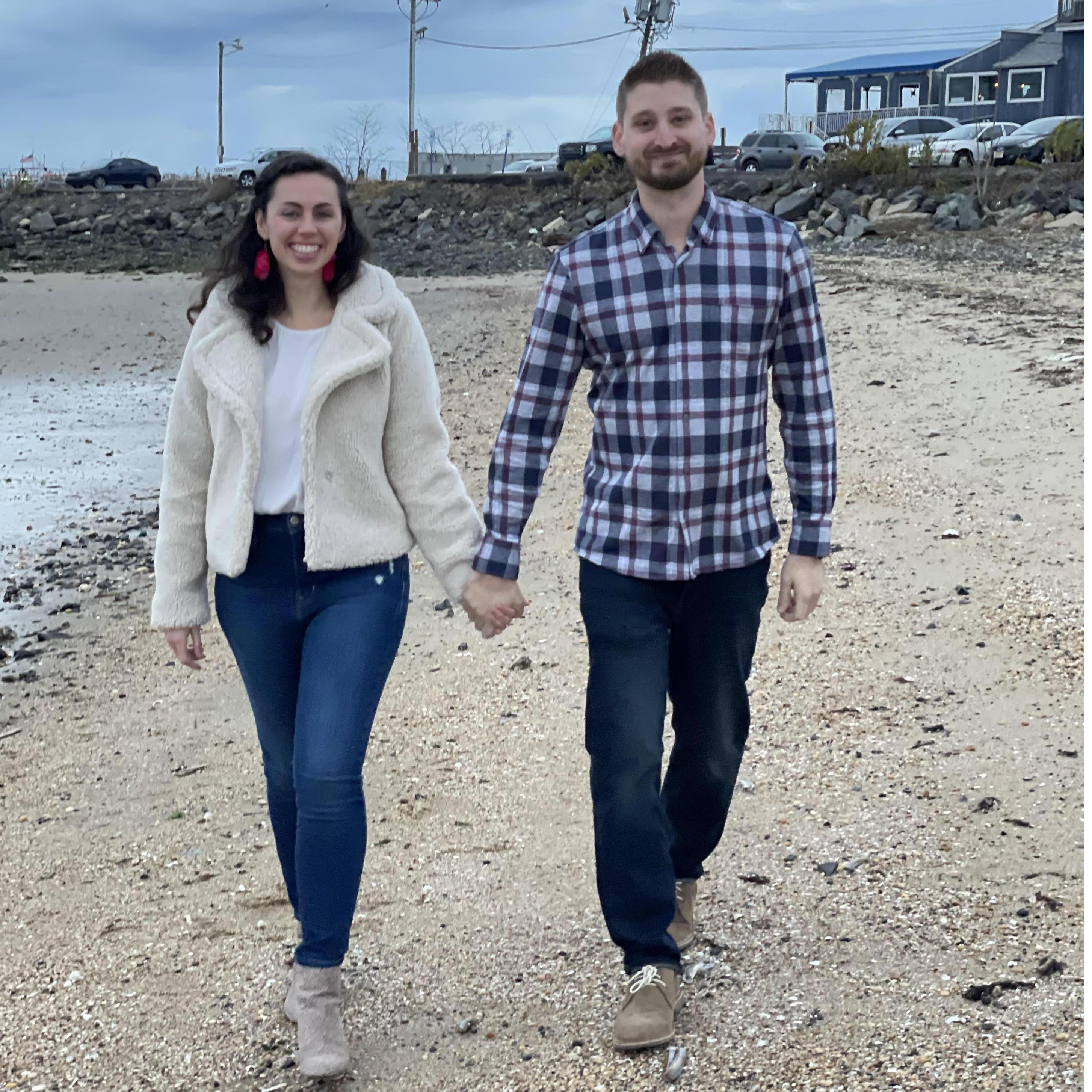 We met and first started dating in Atlantic Highlands. Then we had an engagement shoot by Jocelyn Marx