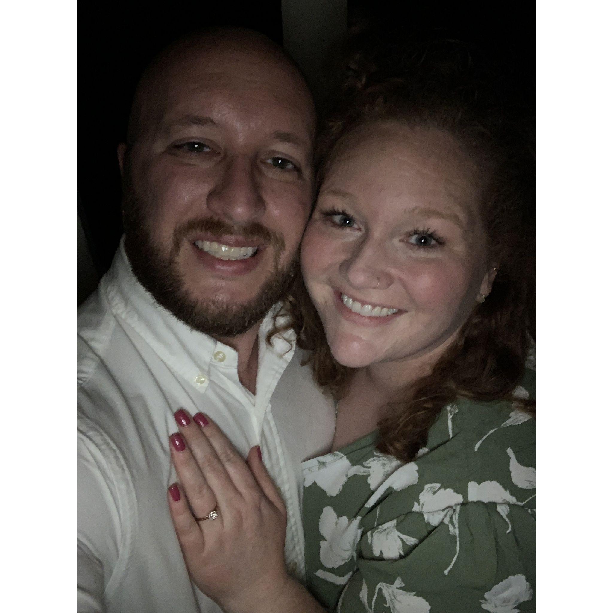 Immediately after we got engaged! 5/20/23