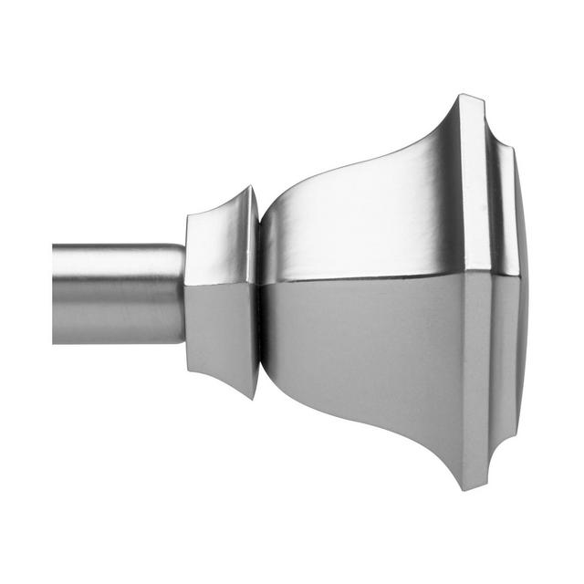 Loft By Umbra Soft Square Curtain Rod - Nickel 36-66"