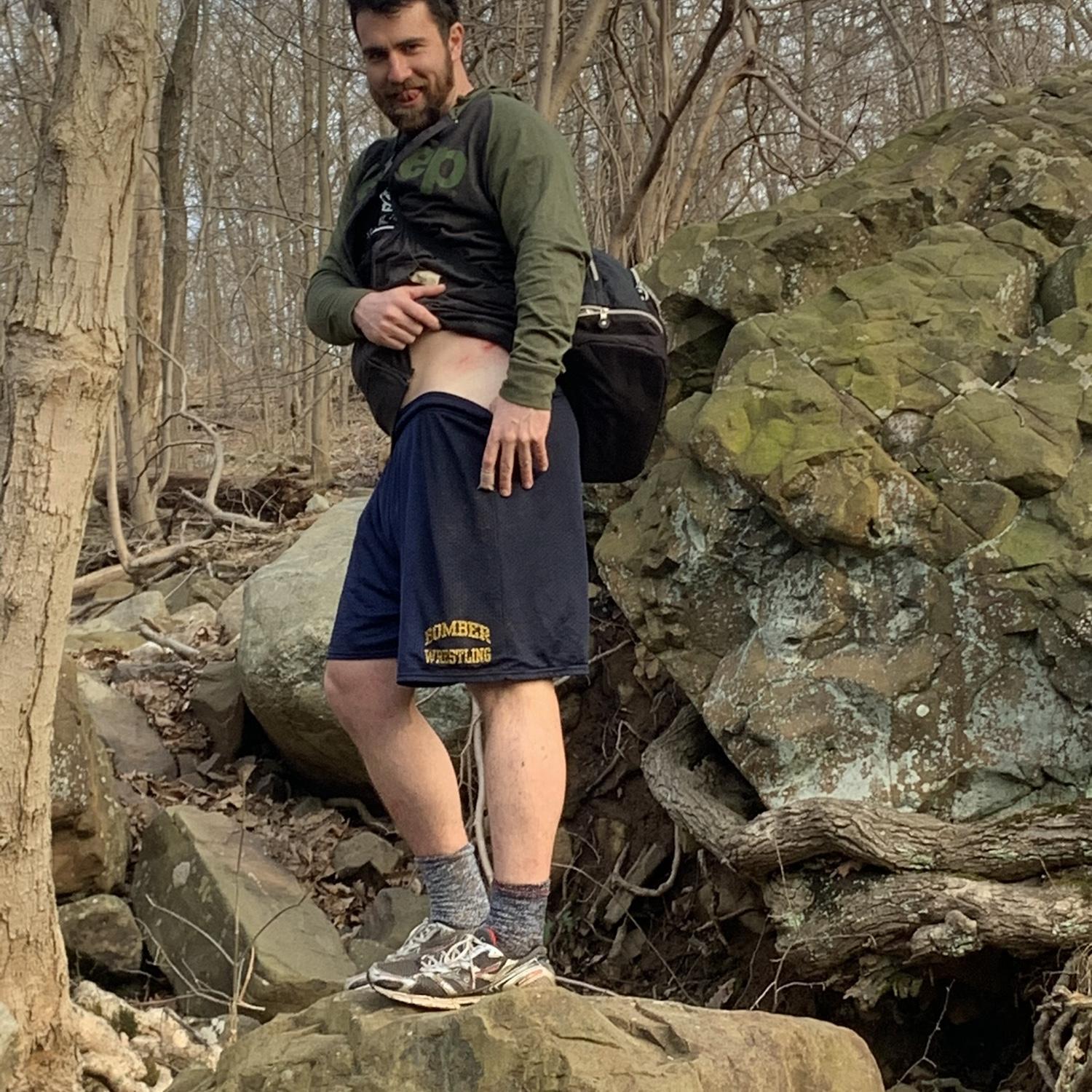 Scott decided to boulder on a hike together and fell about ~20 feet. Kelsey had nightmares for weeks after. This was just a sneak peak into a future of many misadventures they would have together.