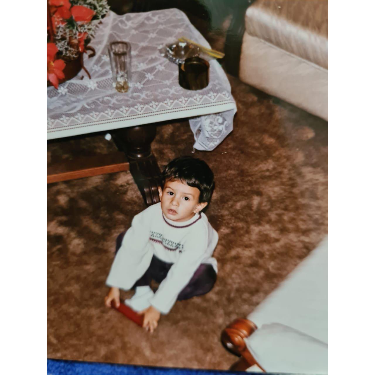 The Groom when just a baby