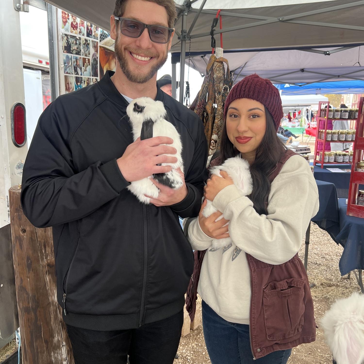 This guy’s first time at our Farmer’s Market!