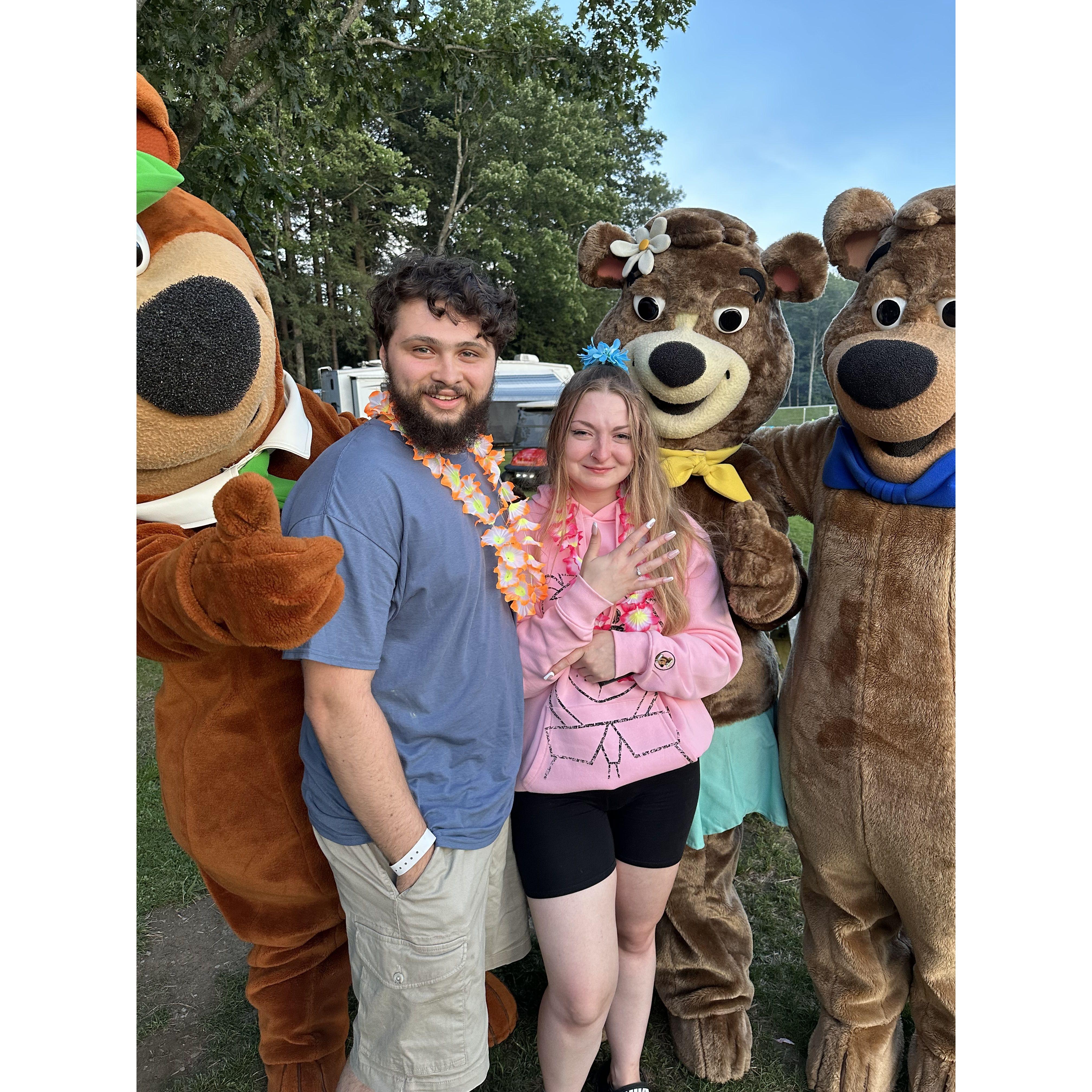 Right after she said yes! - August 2023