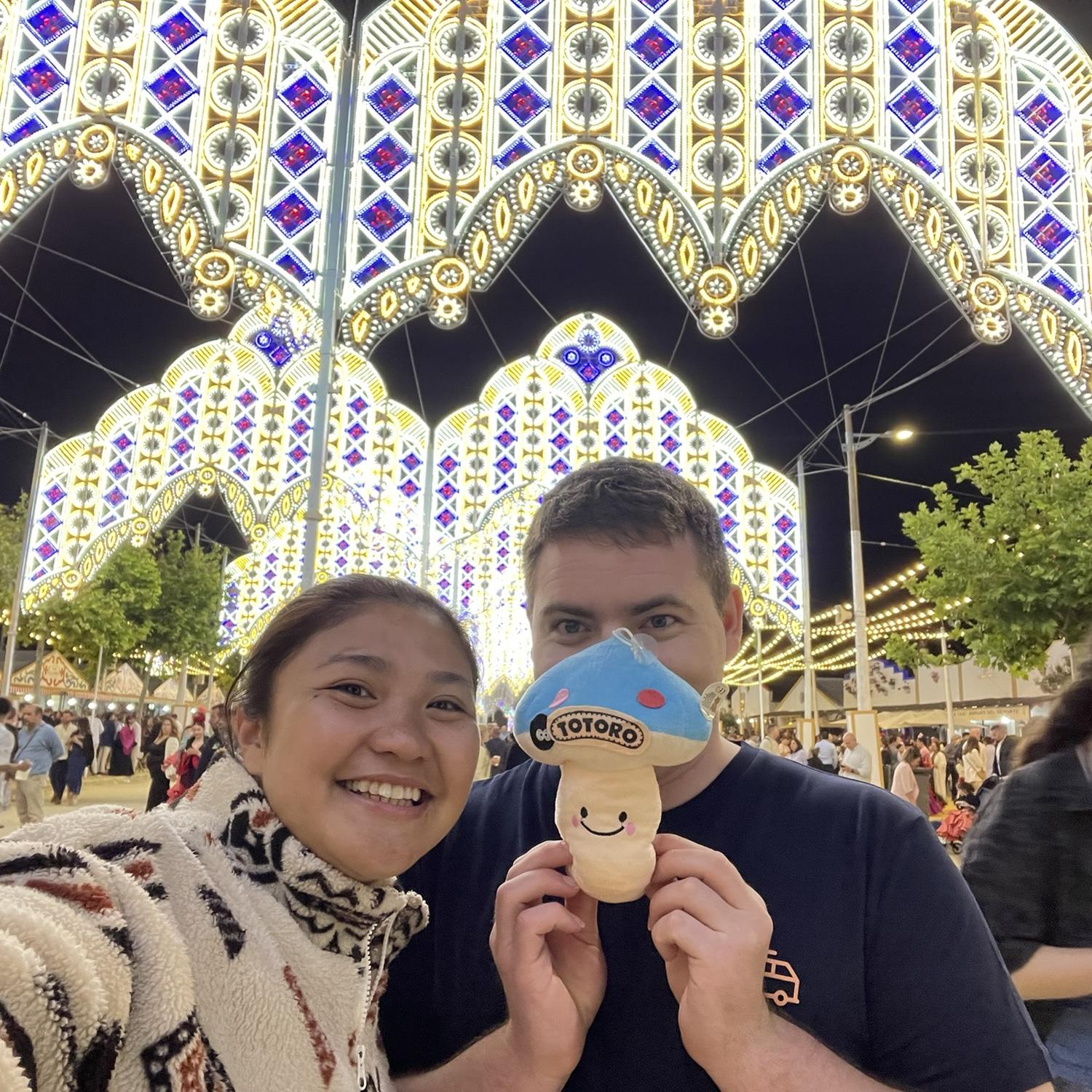 Captured during their last night together in Spain, this moment was bittersweet: it signaled Marj's transfer back to the States and the start of their long-distance relationship.