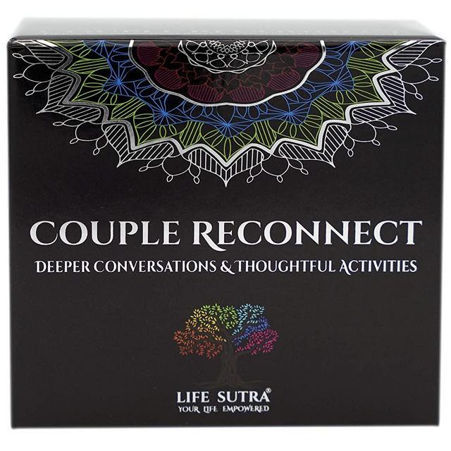 Couples Reconnect - by USA Psychologist - 150+ Conversation Starters and Fun Activities - Rekindle Spark, Romance and Trust - Card Game for Mature Couples