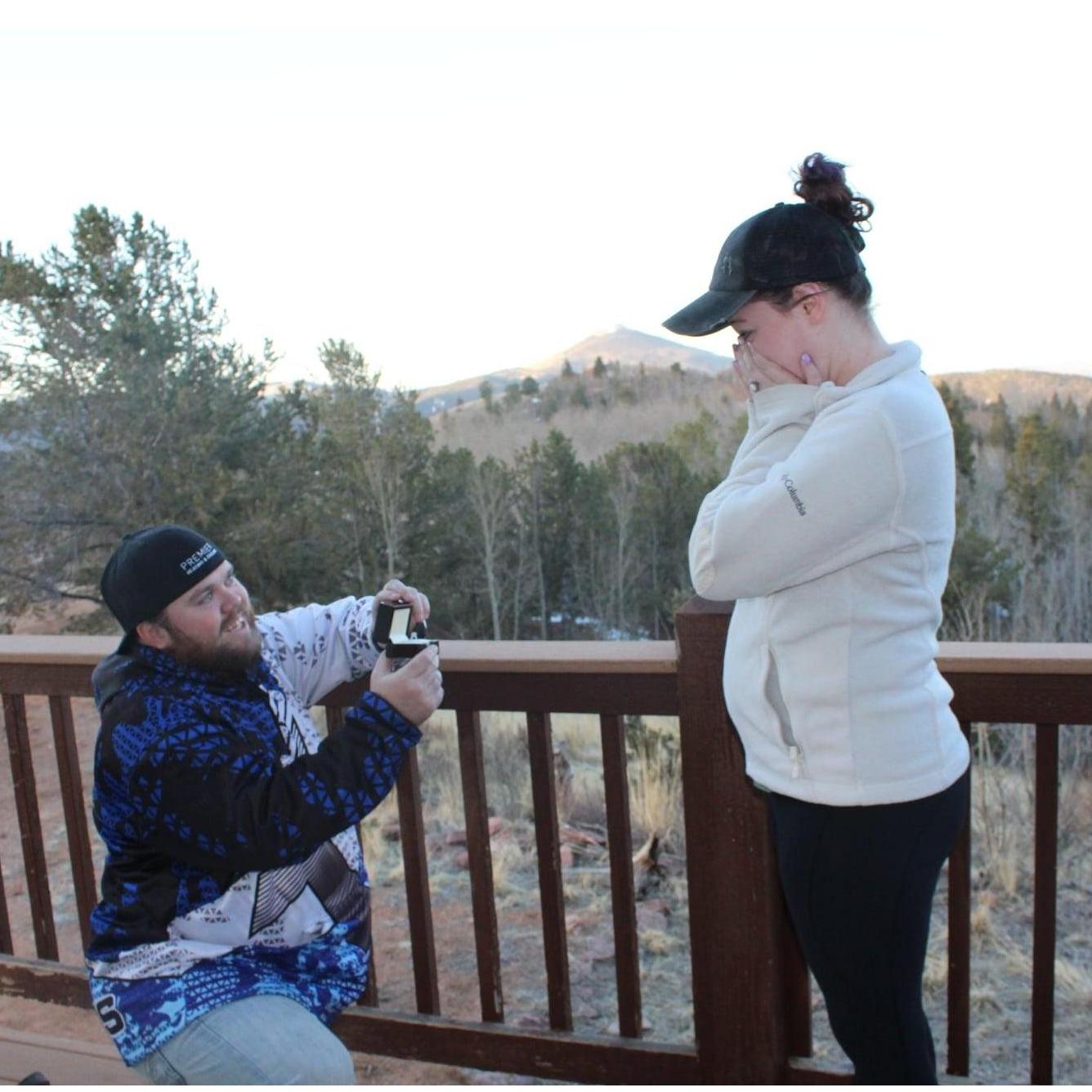 She said yes! April 24, 2021