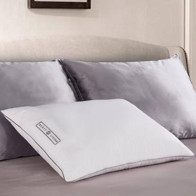 Medium Firm Goose Feather Down Bed Pillow - Scott Living
