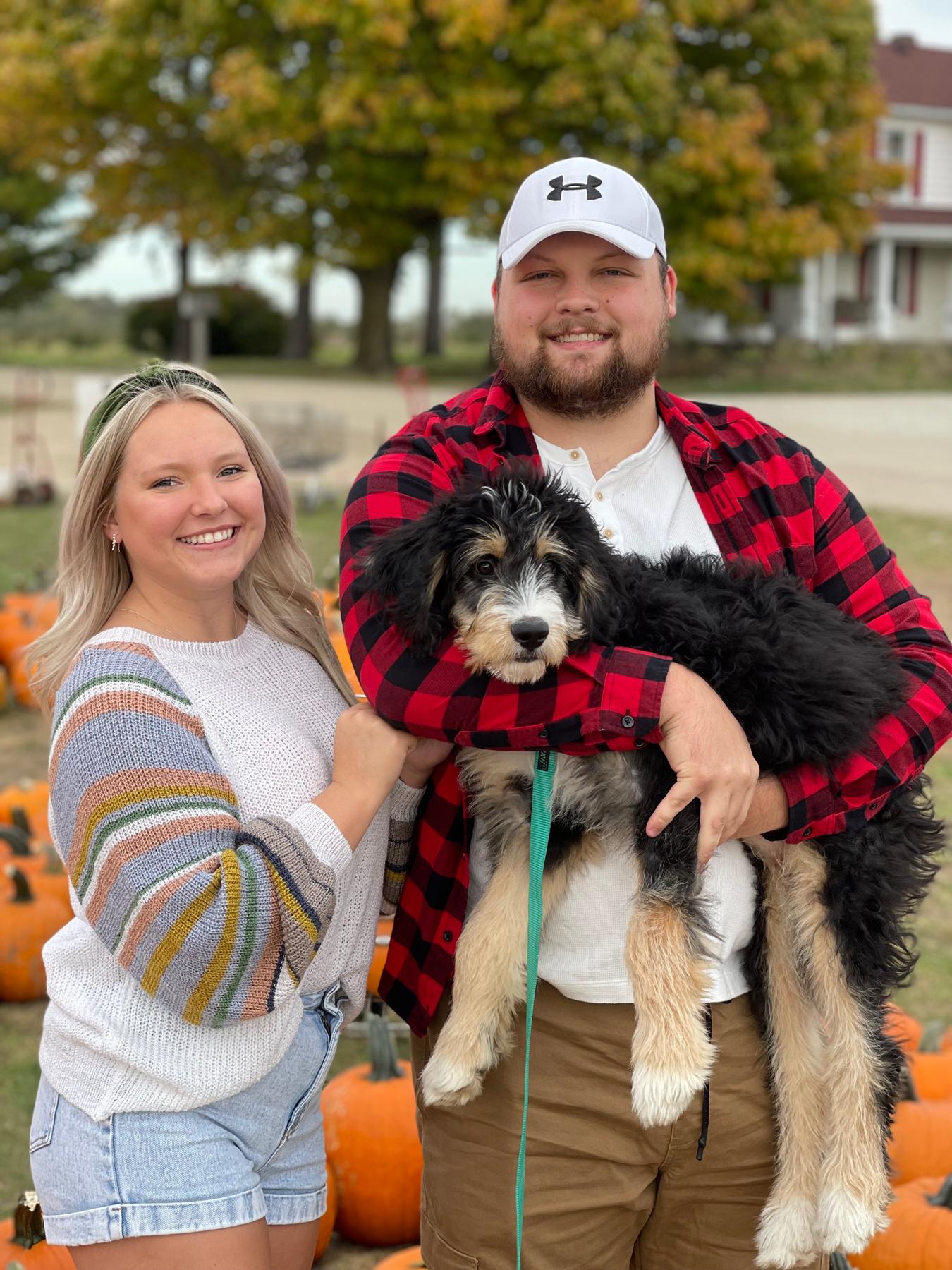 Quincy’s first trip to Jacob’s apple Orchard