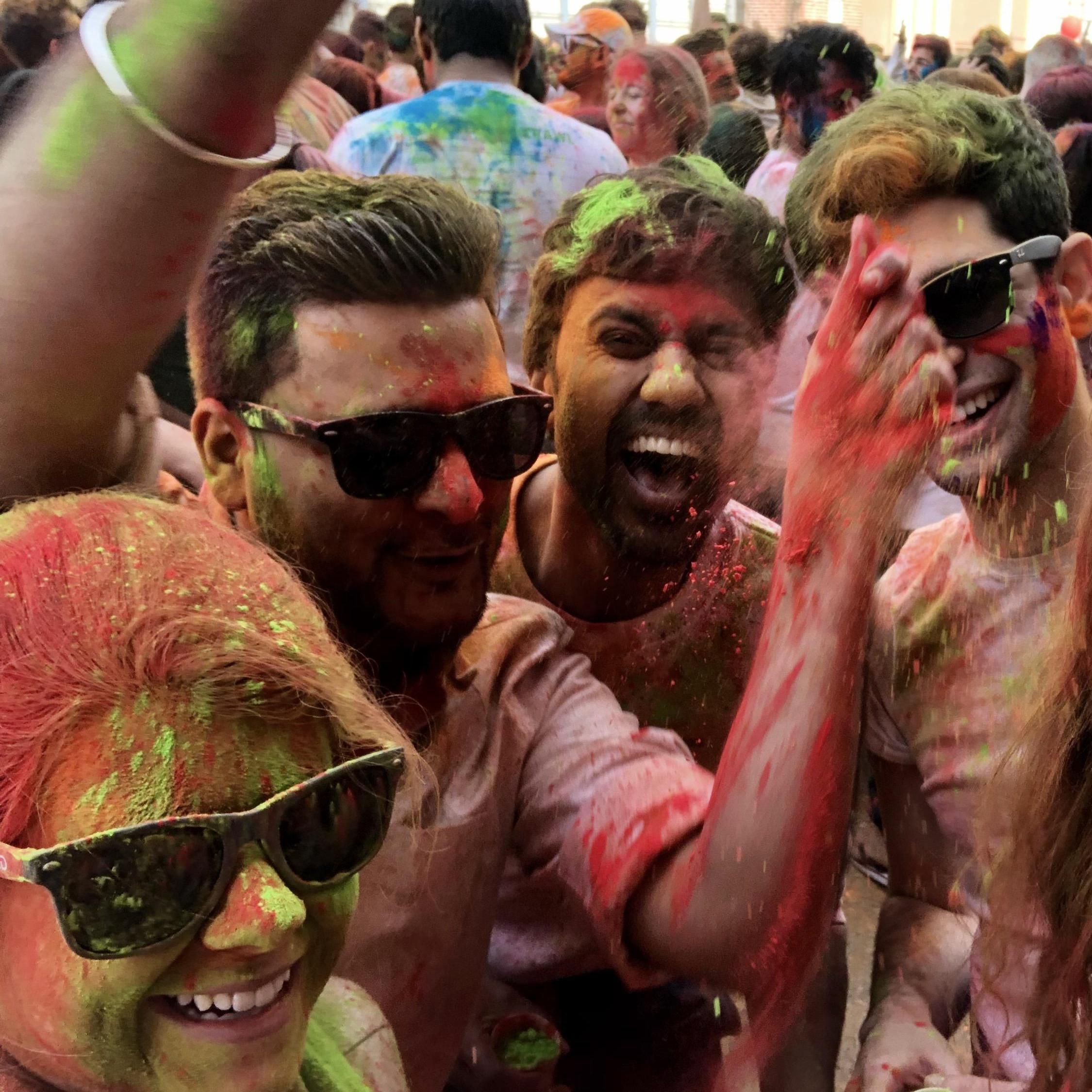 Holi celebrations