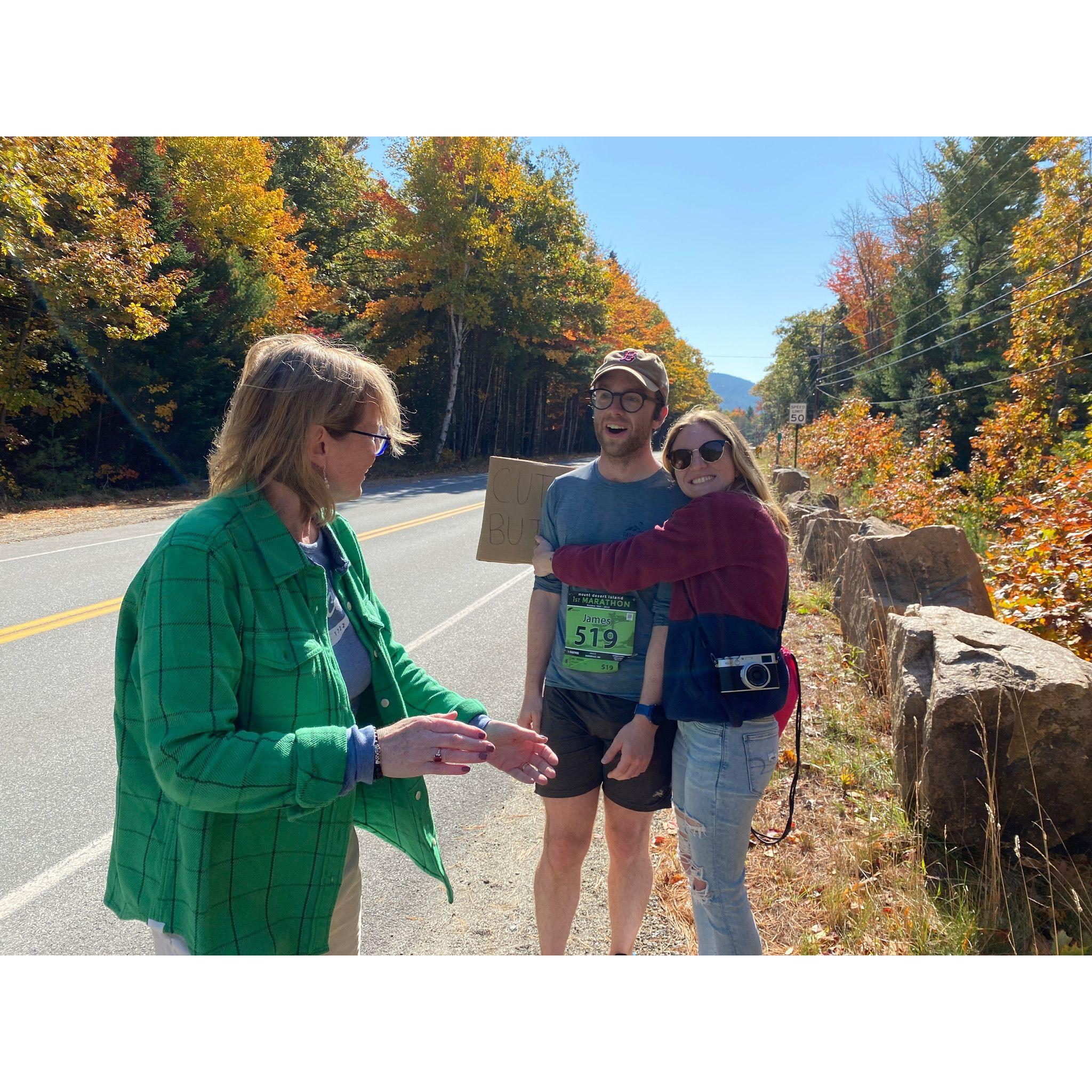 James' first marathon, Acadia, Maine (2022)