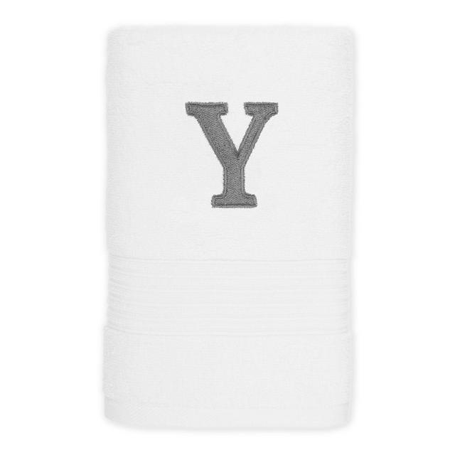 Avanti Monogram Block Letter "Y" Hand Towel