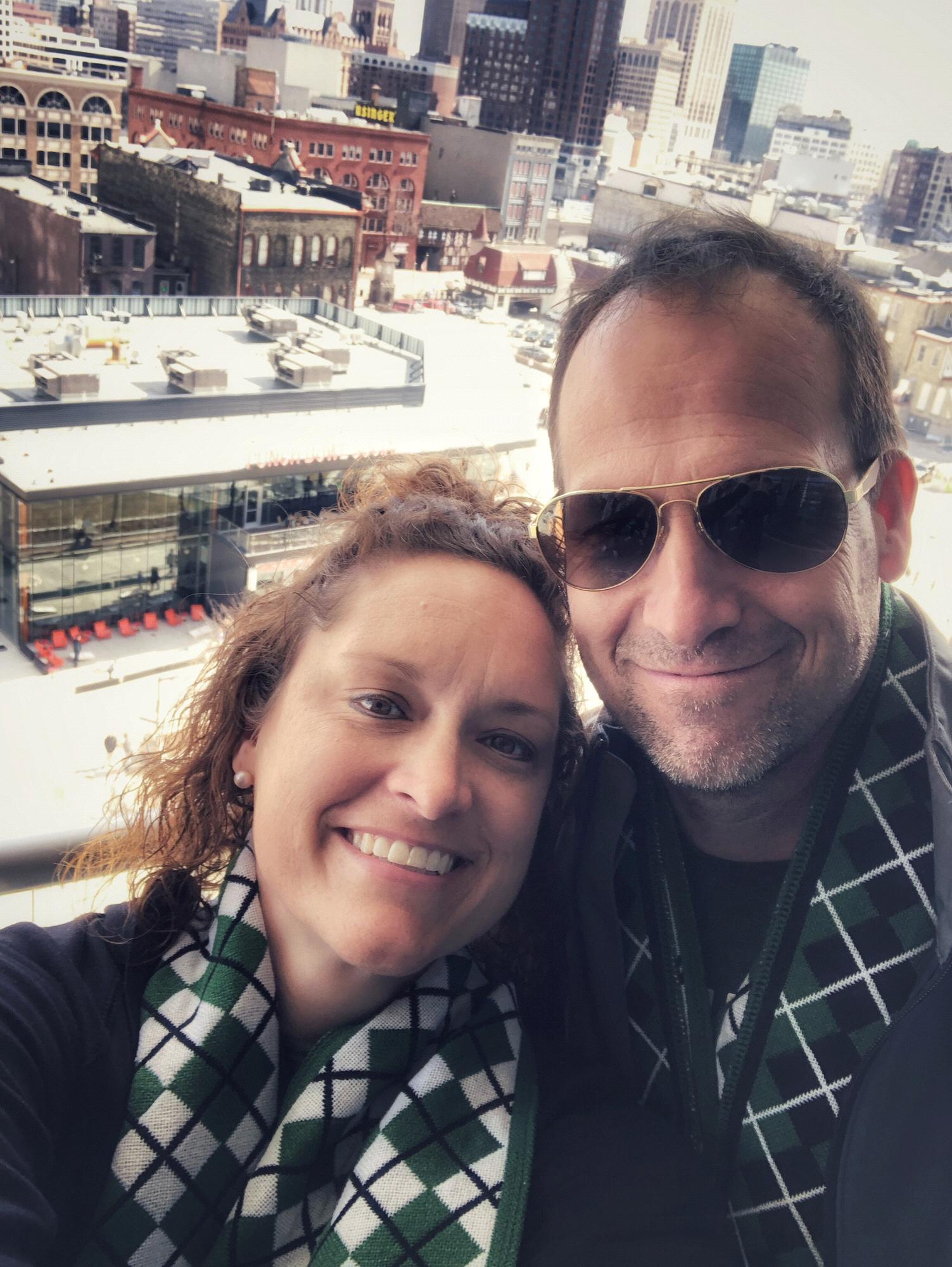 Bucks vs the 76ers 3/17/19
We took Scott’s boys and godson to the game for their Xmas gift :)
Our first time at Fiserv Forum and my first time at a Bucks game !