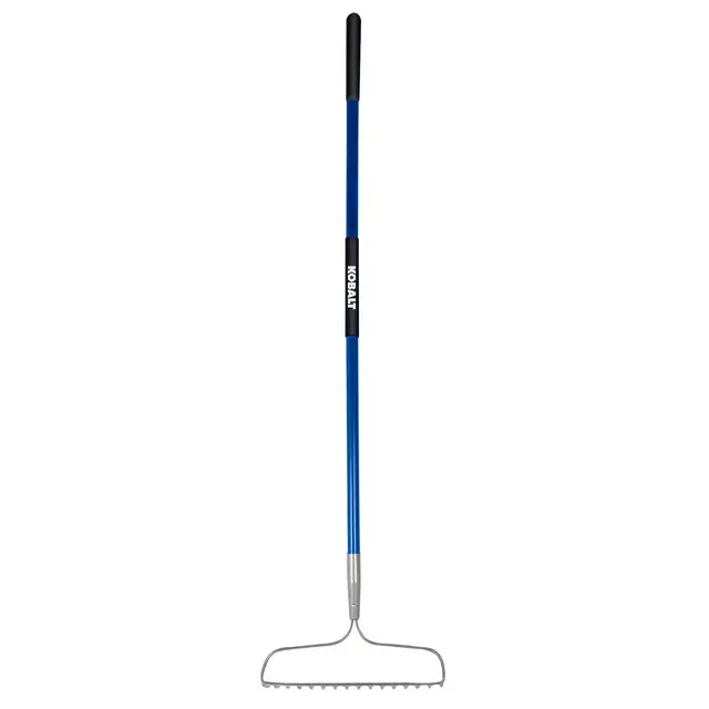 Shop Kobalt Kobalt 54-in L Fiberglass-Handle Steel Garden Rake