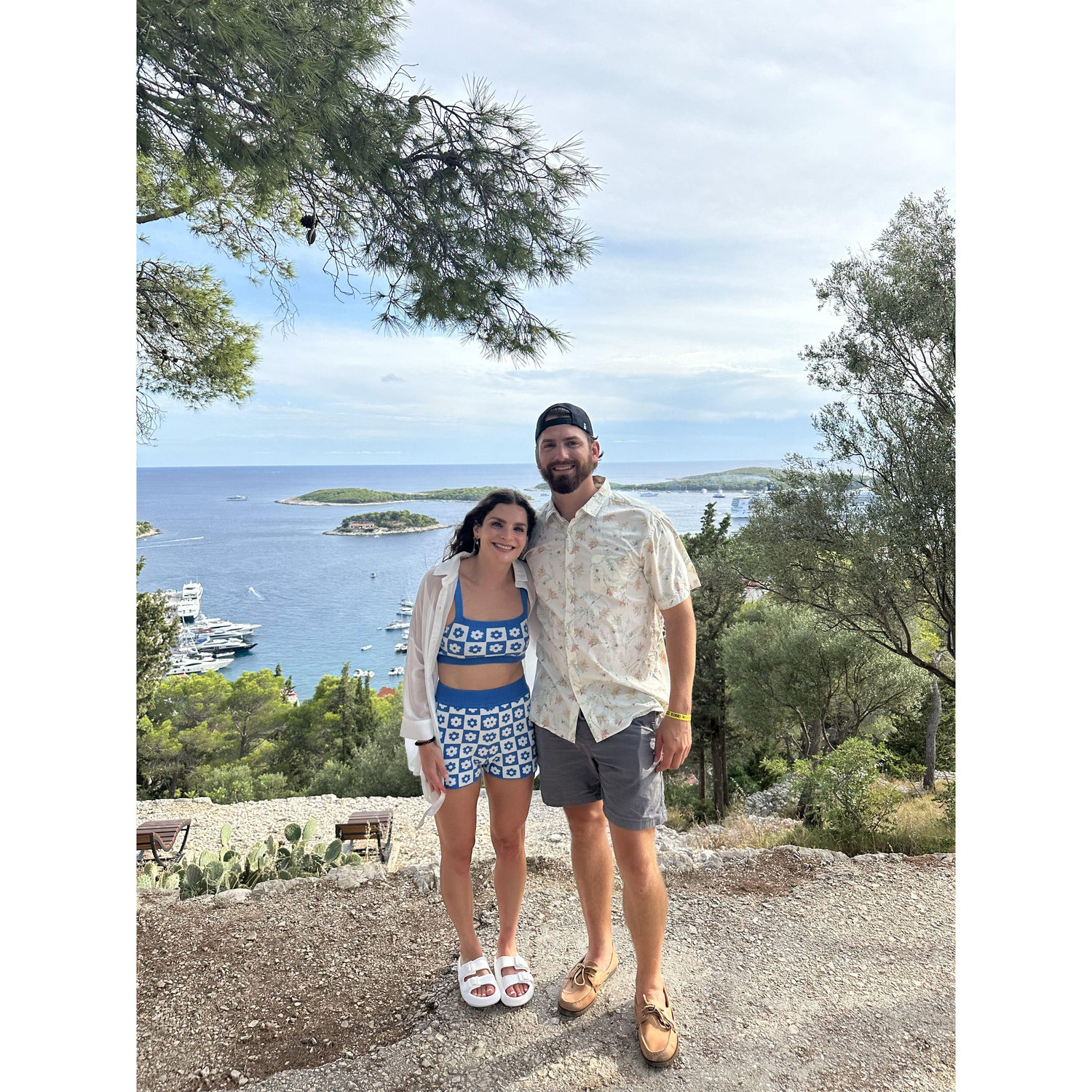 Right before our best friend Garrett proposed to Emily! Emily was taking this picture and she turned around to find Garrett on one knee!