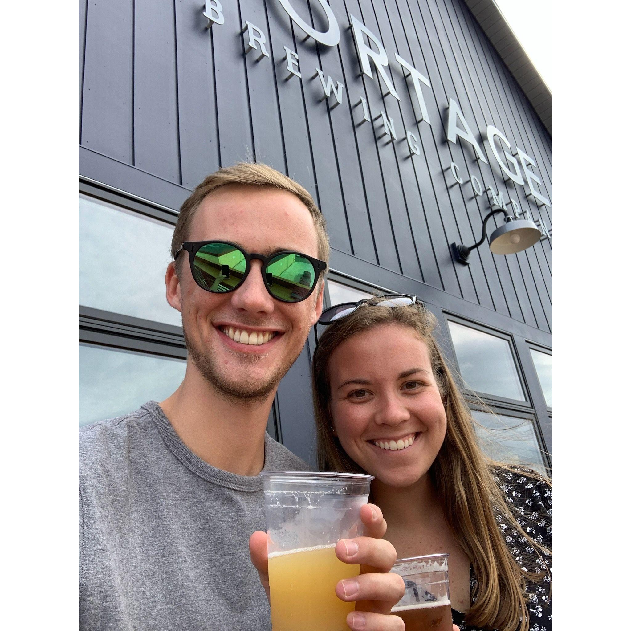 Our fav - Portage Brewery in Walker, MN - 2020