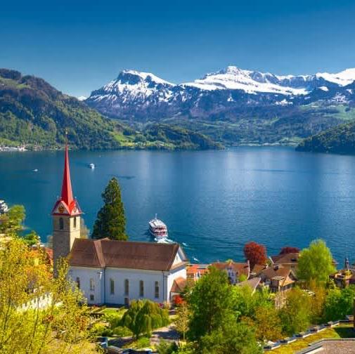 Night in Lucerne, Switzerland