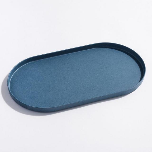 Mason Modern Melamine Serving Platter - Steel Blue