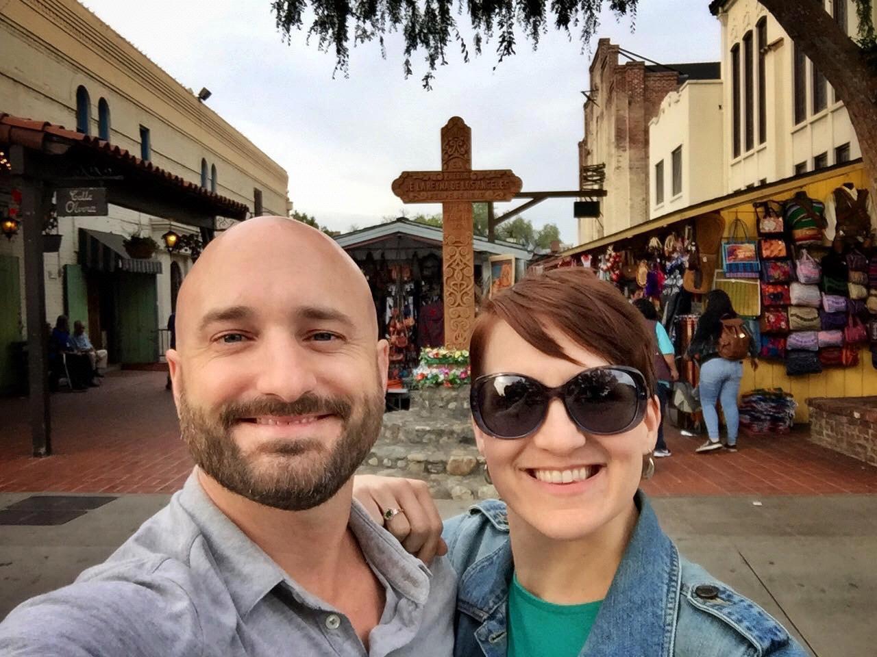 Exploring a street fair in LA.