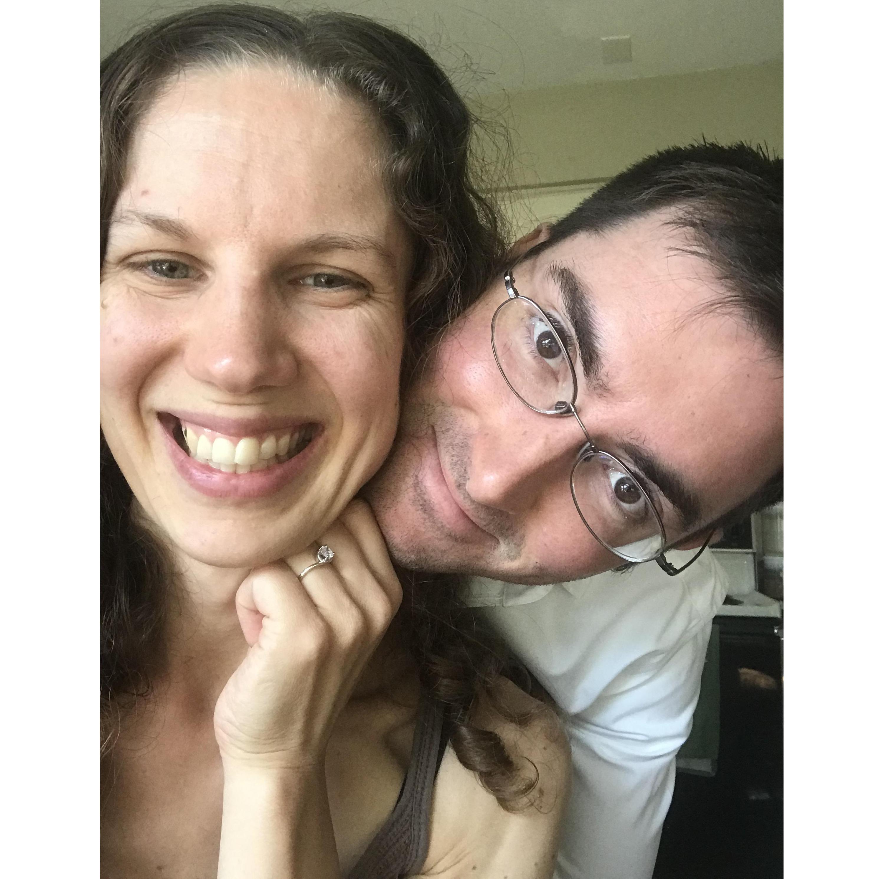 We're engaged! (August, 30, 2019)