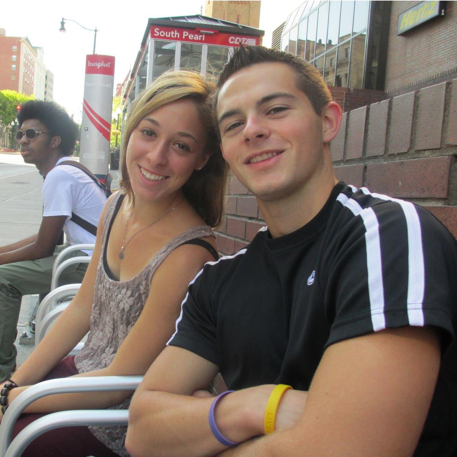 Our first picture together ever taken. This was in 2012