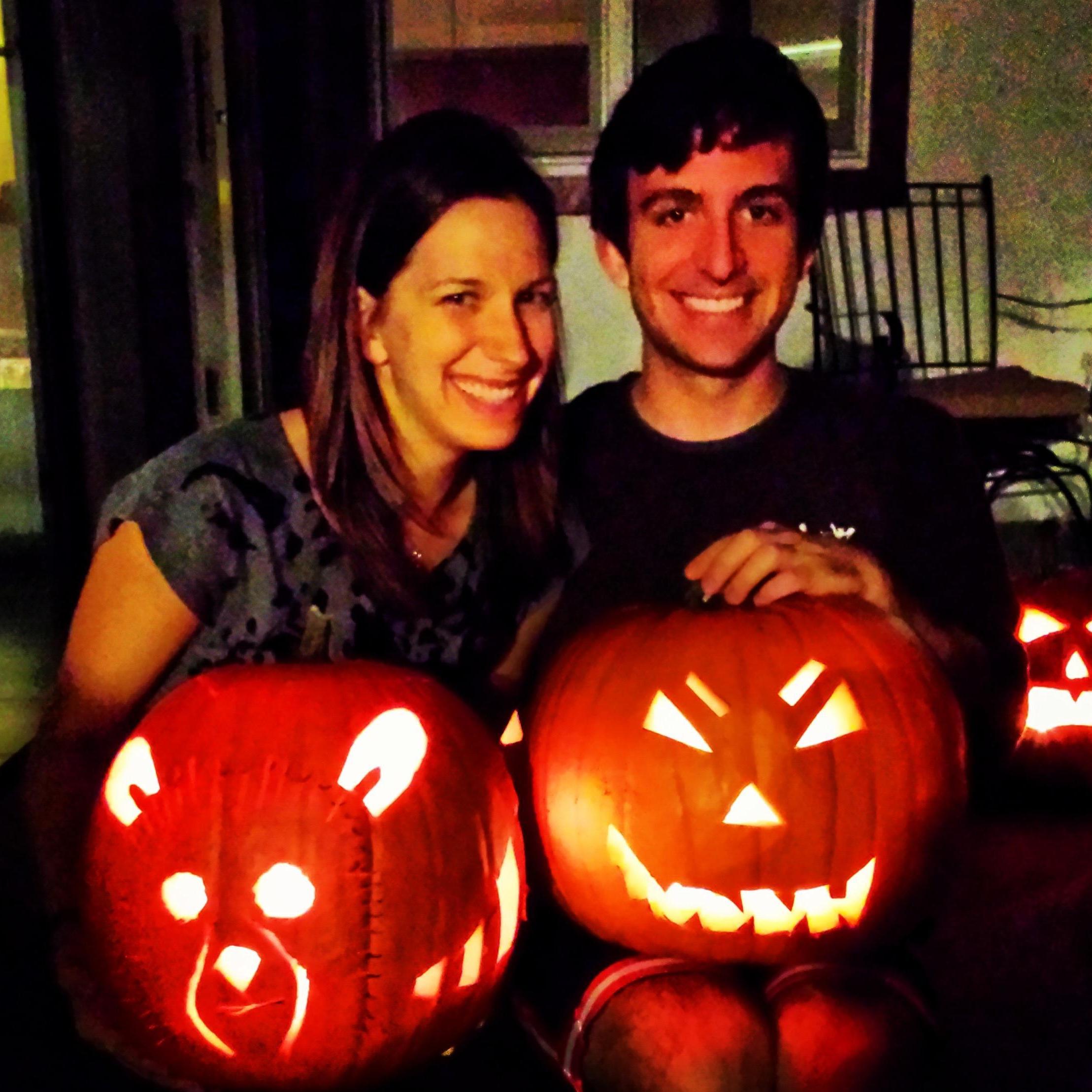 Carving pumpkins...one of our favorite fall activities