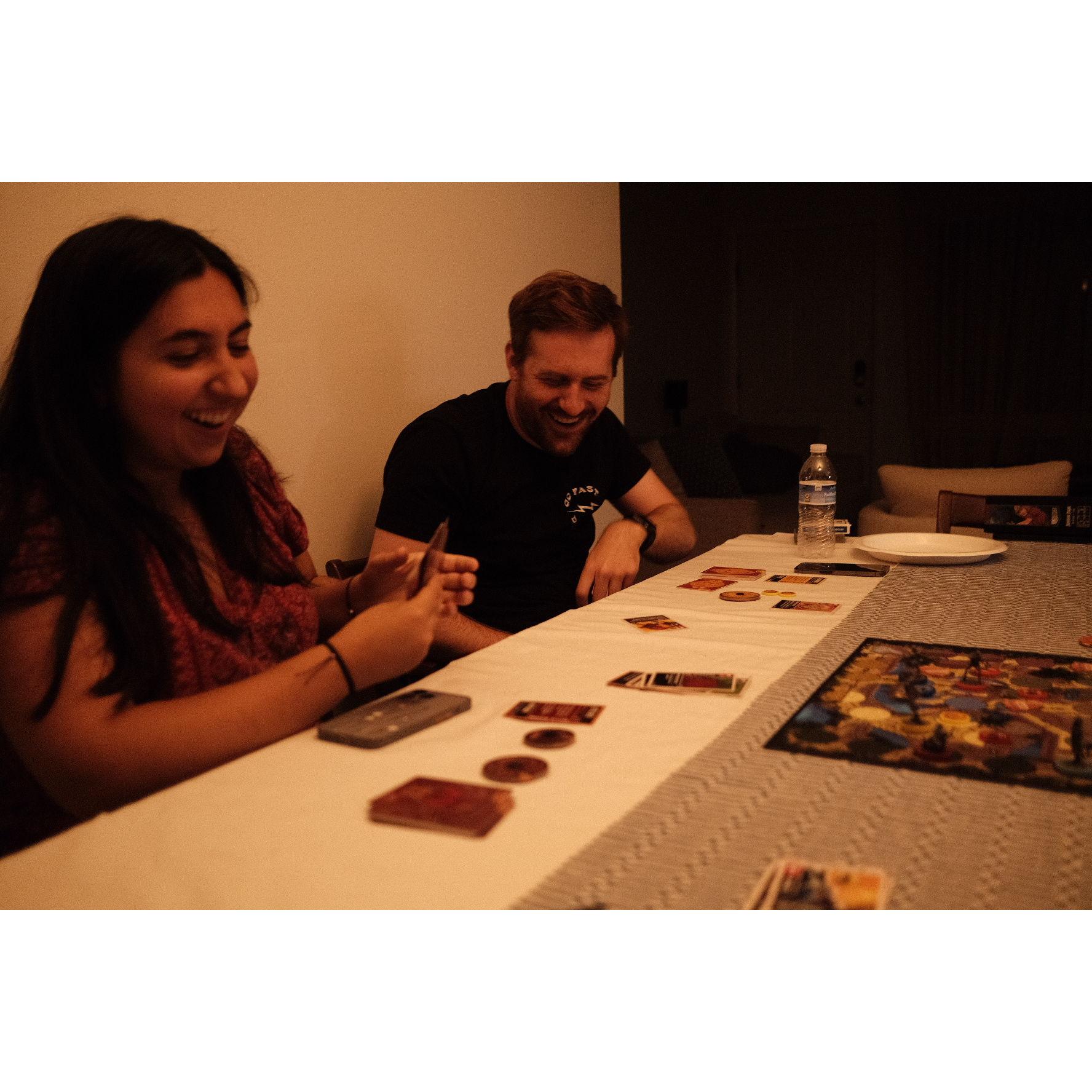 Many game nights with friends & family!