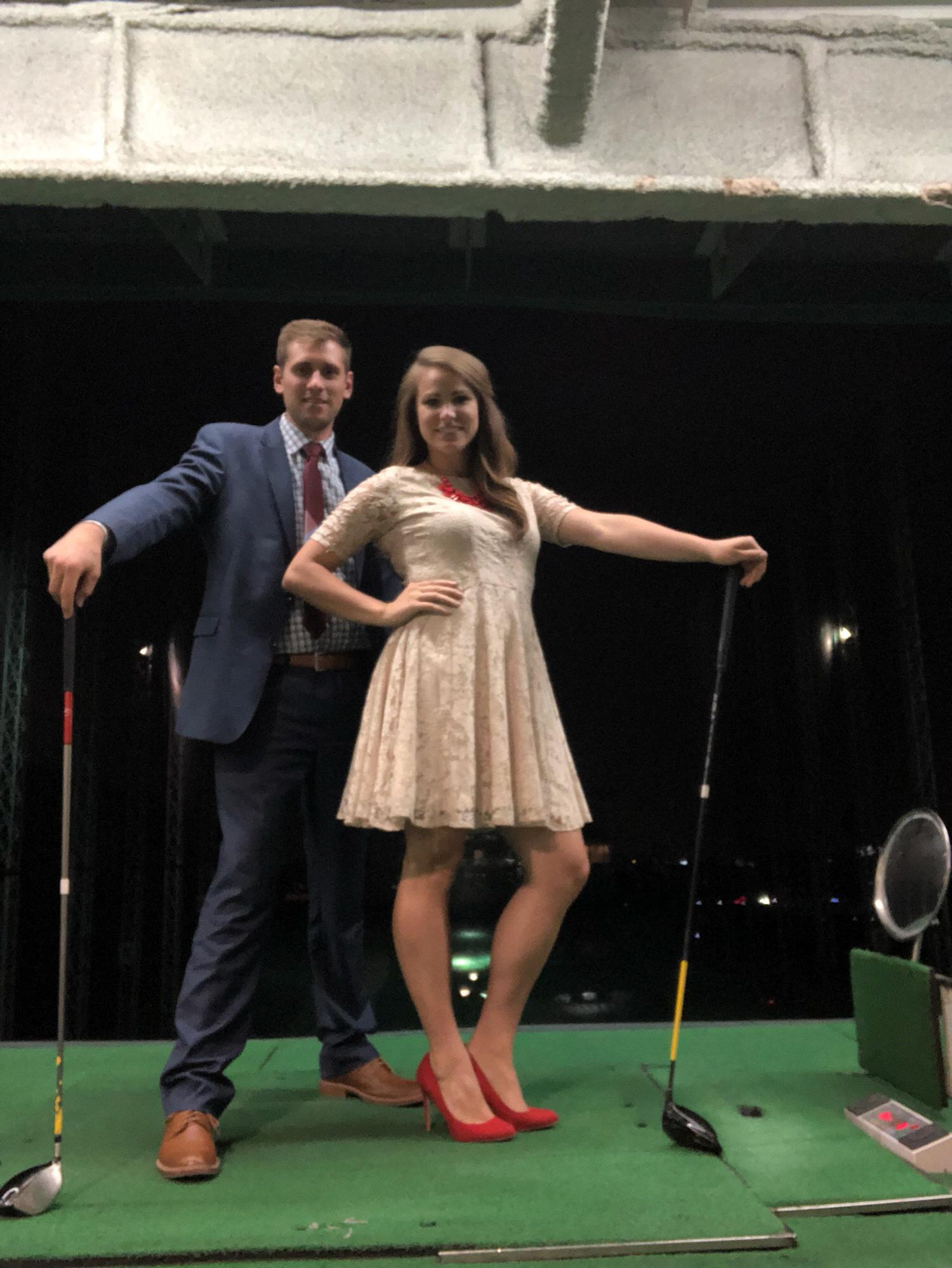 After dinner in LA, Vatik surprised me by taking me to a four story Japanese driving range! So fun!