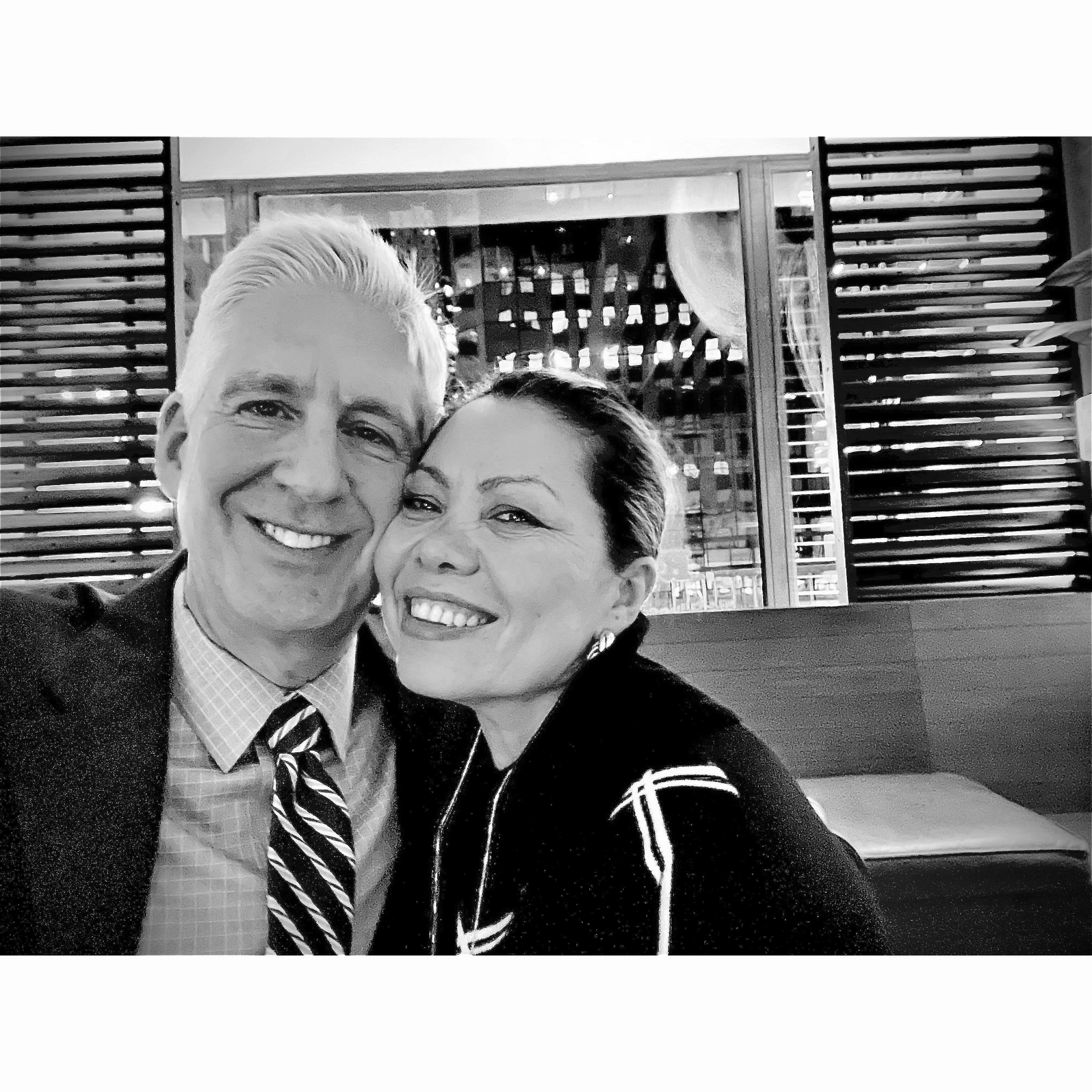 We said "One more selfie!" right before snapping away:)