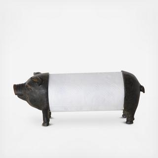 Pig Shaped Paper Towel Holder