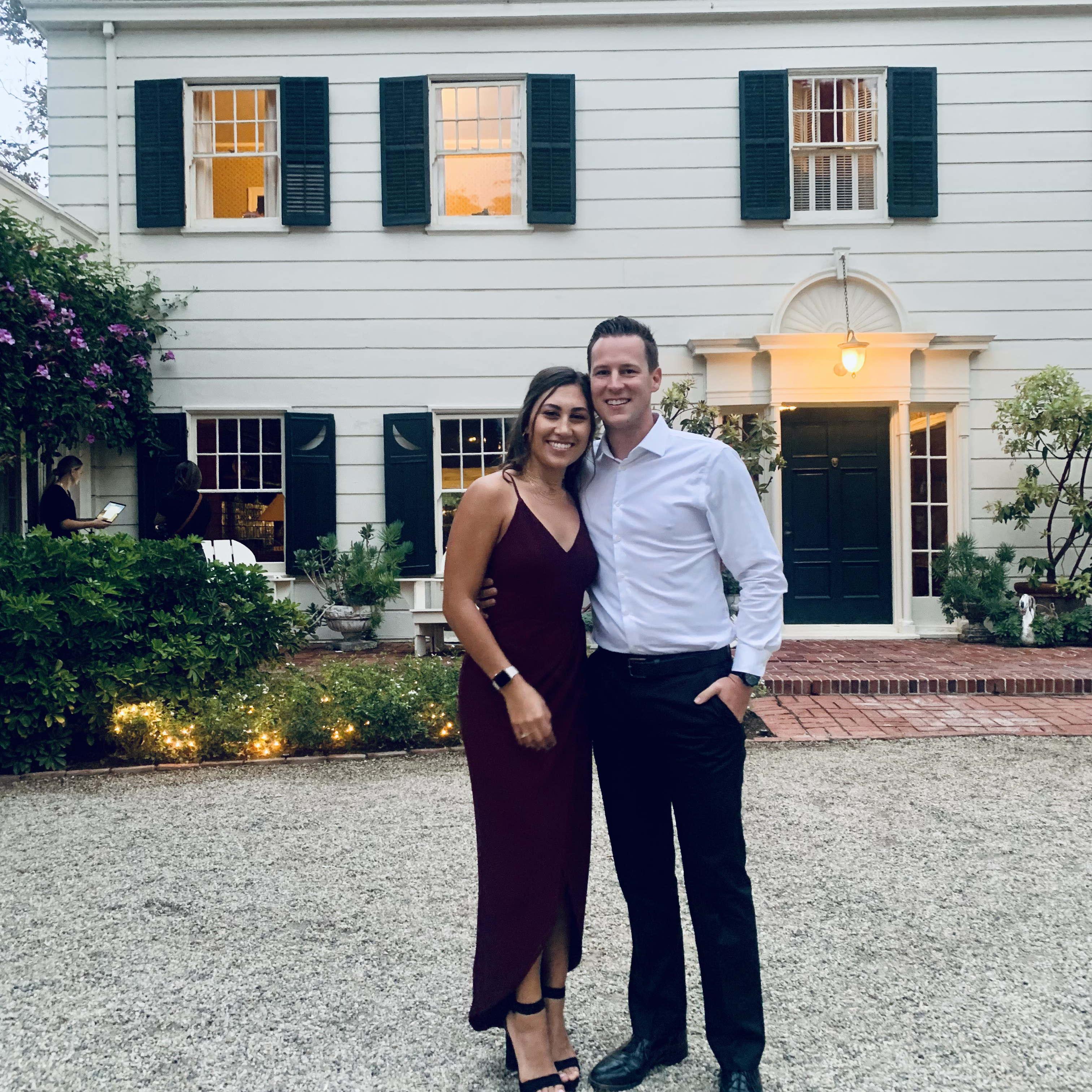 Our first wedding as a couple