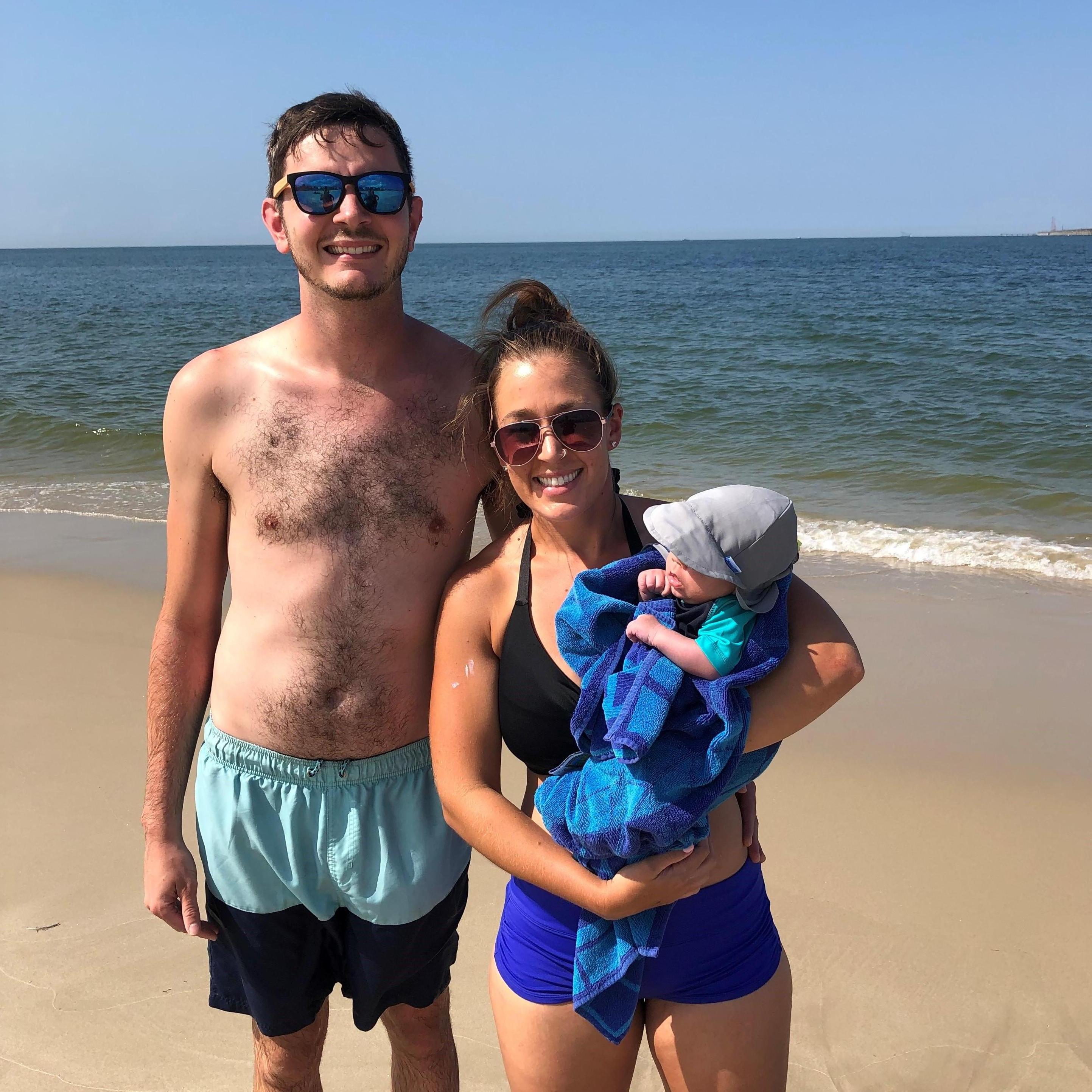 Uncle Zach and Aunt Becca!