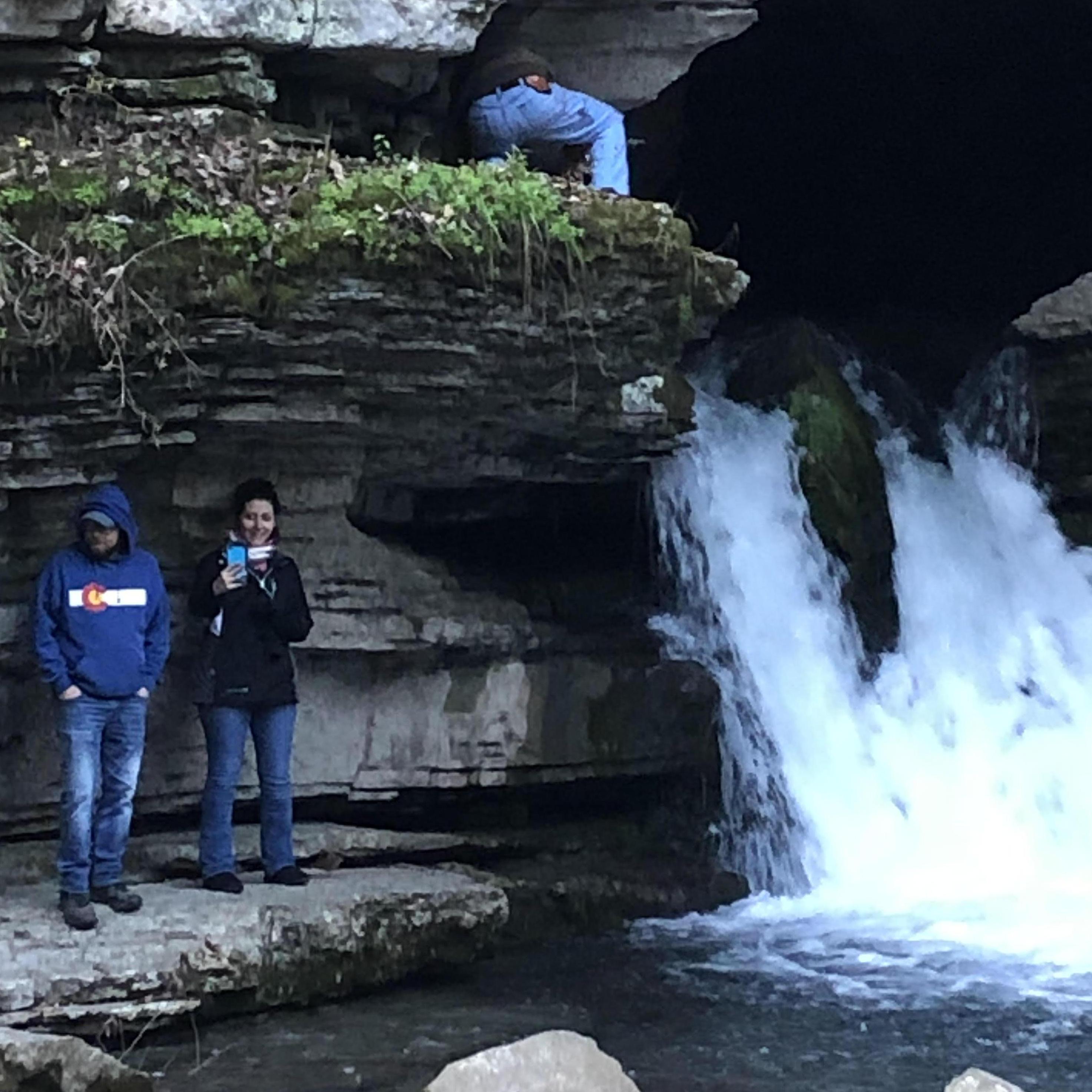 Cody, Meredith and Aaron's butt on our camping trip with the Scalet clan.  LOL!!