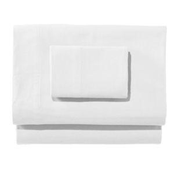 Queen Ultrasoft Comfort Flannel Sheet Set in White