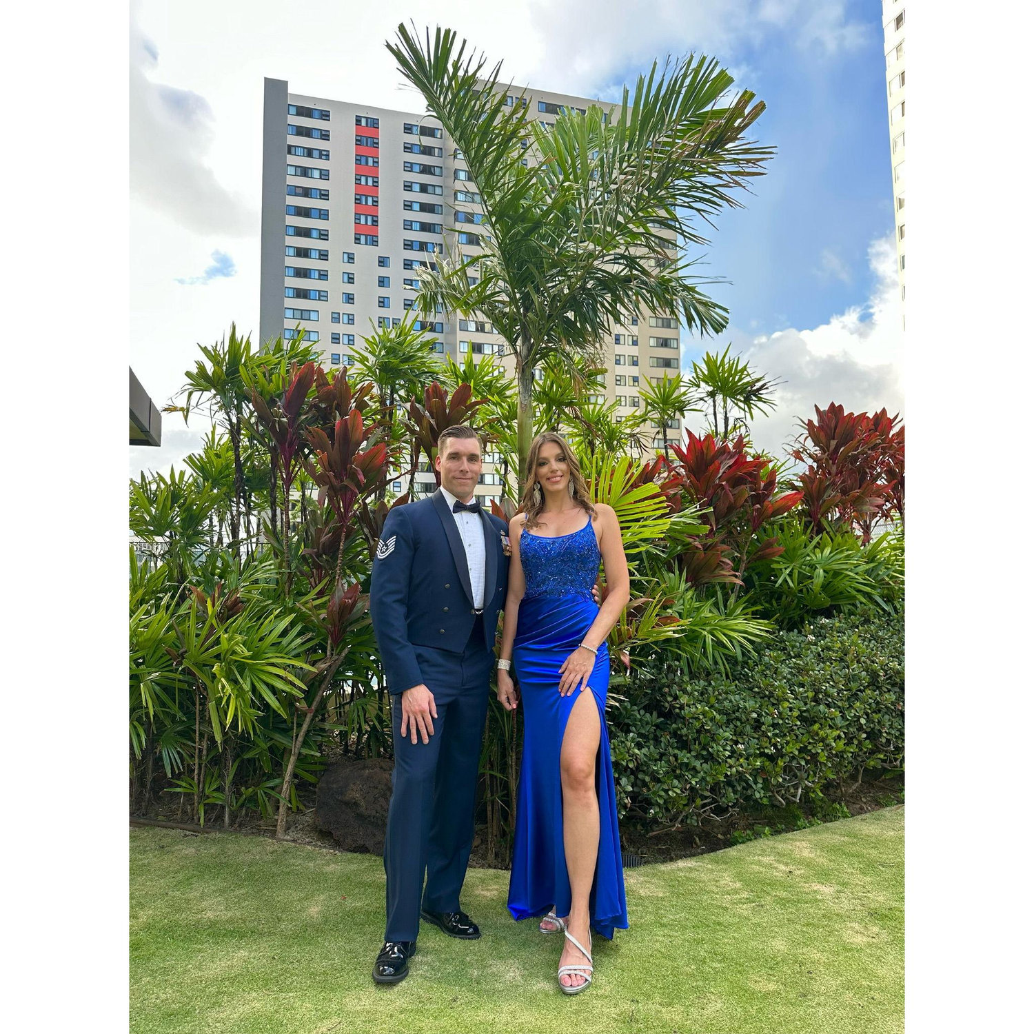 Air Force Ball in Honolulu. We loved dressing up and being part of such an amazing event... so much that we already have tickets for the next one