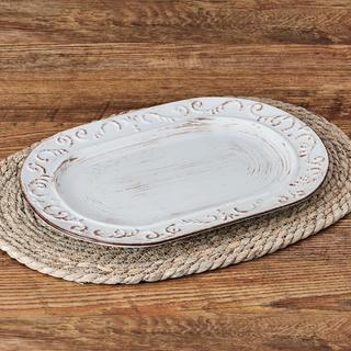 Trellis Oval Platter