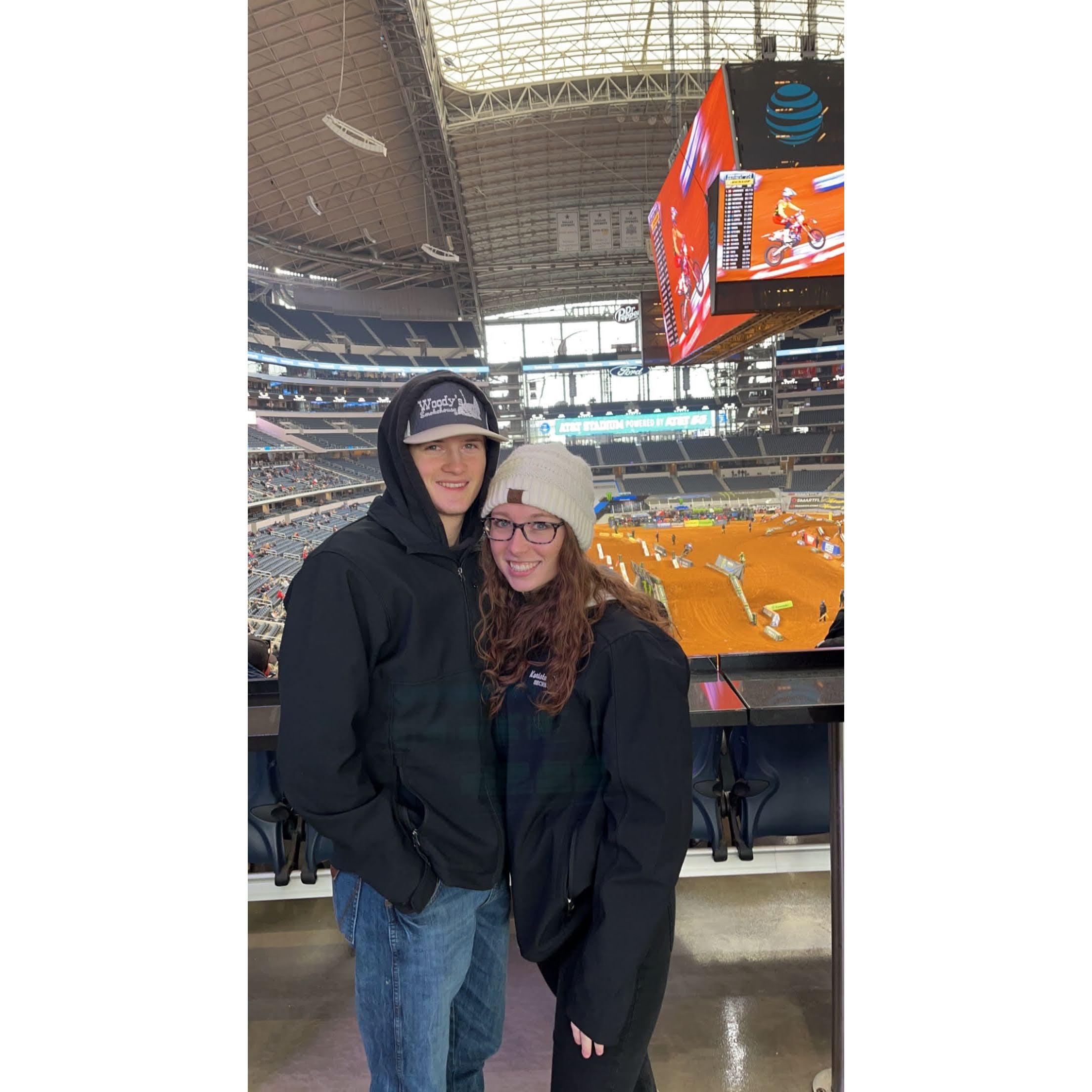 Victor's first Supercross!