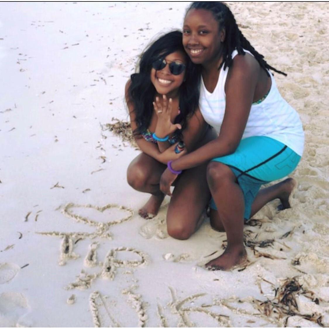 The engagement in Turks and Caicos