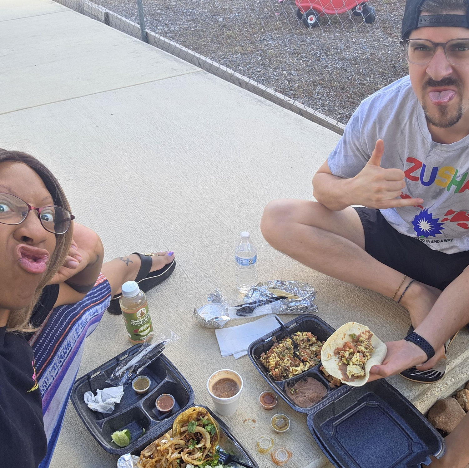 We both are Spontaneous Extremists! We took a random 20 minute hike for some authentic tacos ! We are soo similar! Truly my Best Friend!