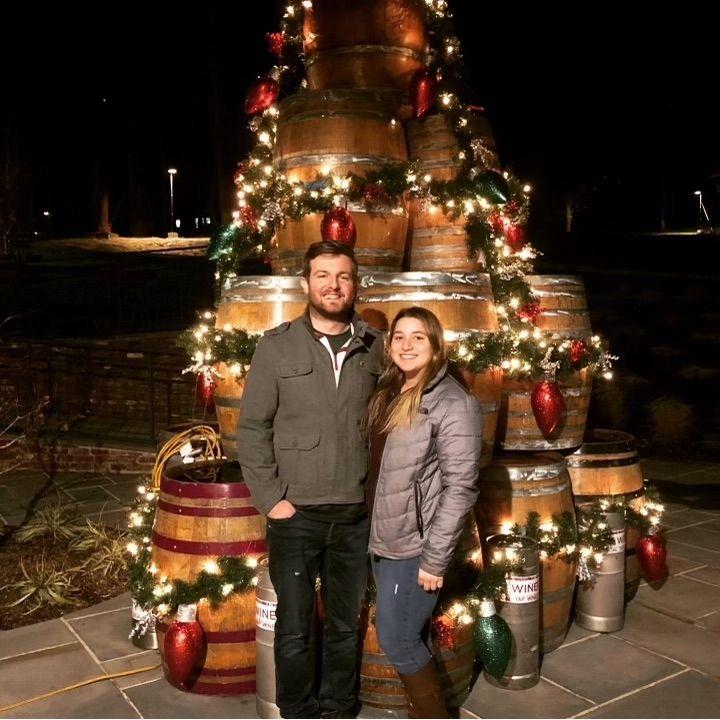 Our first photo together
