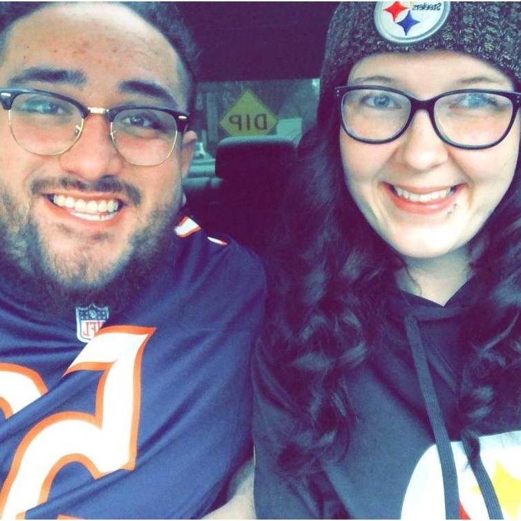 Being a Bears/Steelers fan couple has been... interesting to say the least. Don't even get us started on Utah/BYU... π€